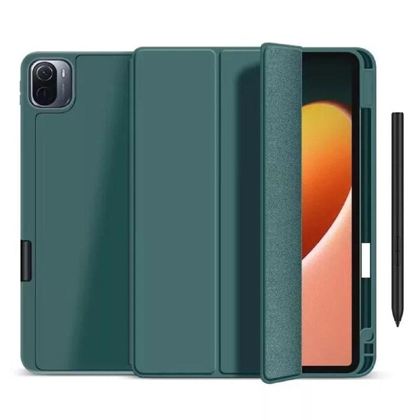 Shockproof Smart Cover TPU Case For iPad Mini 4th Gen 7.9" Pen Slot - Dark Green