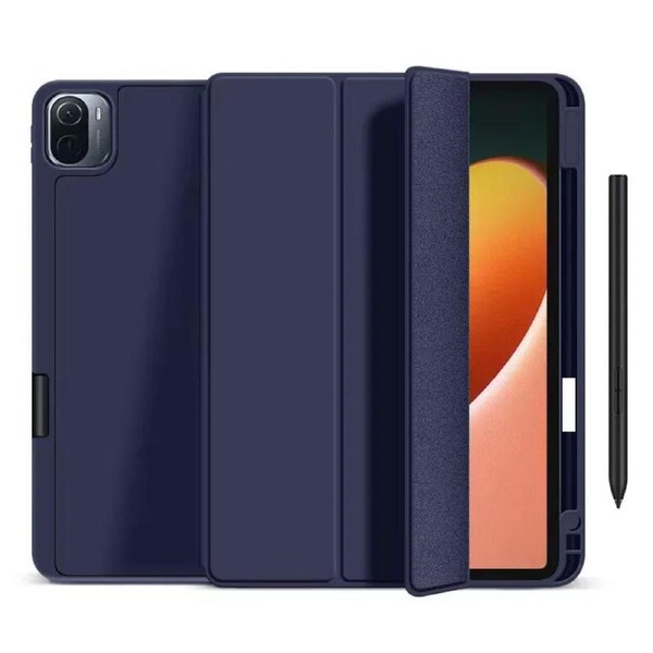 Shockproof Smart Cover TPU Case For iPad 10th Gen 10.9" 2022 Pen Slot - Navy Blue