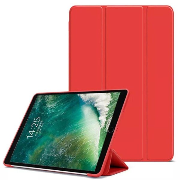 Shockproof Smart Cover TPU Case For iPad 8th Gen 10.2" - Red