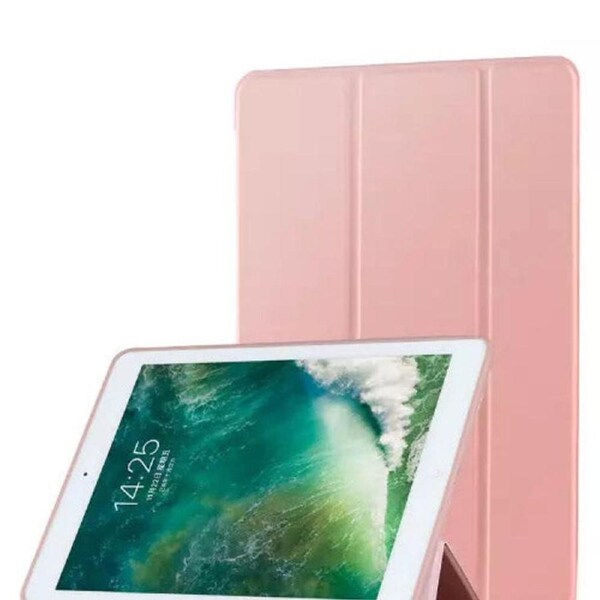 Shockproof Smart Cover TPU Case For iPad Air 2nd Gen 9.7" - Rose Gold