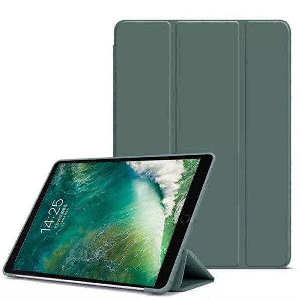 Shockproof Smart Cover TPU Case For iPad Pro 10.5" - Dark Green