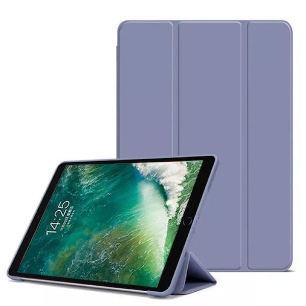 Shockproof Smart Cover TPU Case For iPad Air 5th Gen 10.9" - Lavender Grey