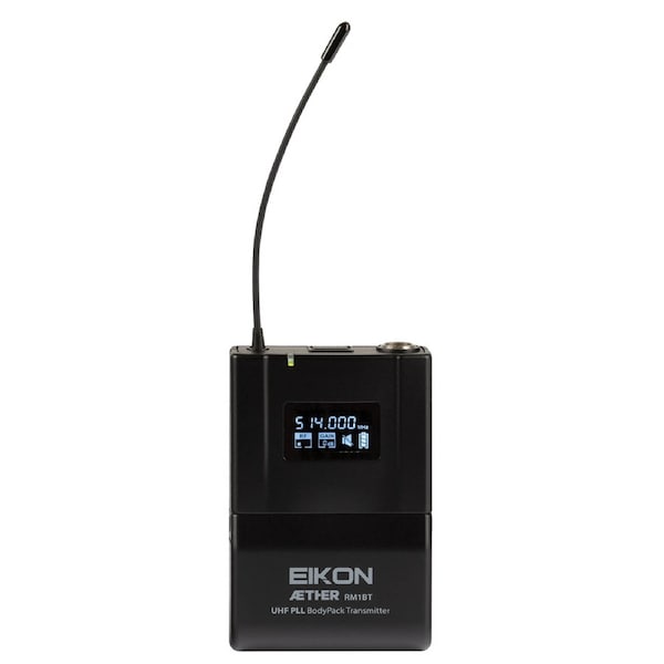 Eikon Aether PLL UHF Wireless Bodypack Transmitter Band A 514-542 MHz