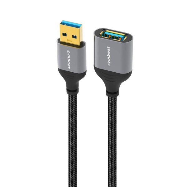 mbeat Tough Link 1.8m USB 3.0 to USB 3.0 Extension Cable Plug-and-Play Adaptive