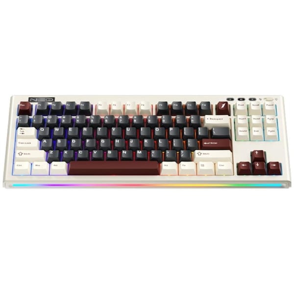 1st Player NEO87 Bluetooth Wireless Mechanical Keyboard - Rome