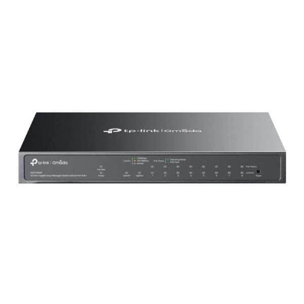 [ES210GMP] Omada 10-Port Gigabit Easy Managed Switch with 8-Port PoE+