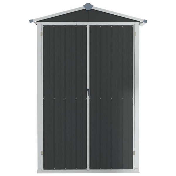 Garden Shed Tools Storage House Cabinet Outdoor Galvanised Steel 116x45x175cm