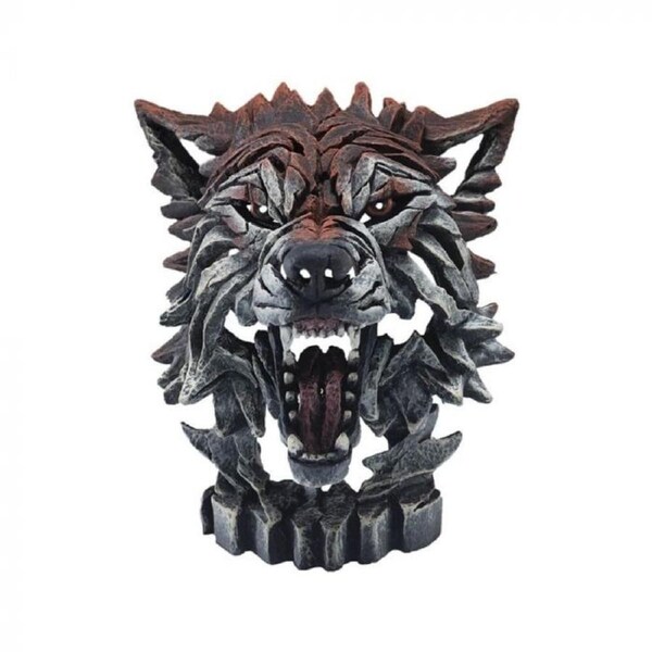 Edge Sculpture - Miniature Wolf Bust