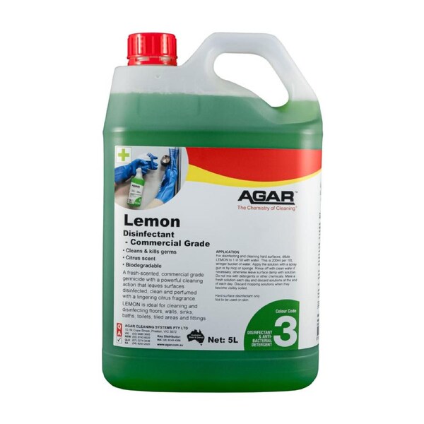 5L Agar Lemon Commercial grade disinfectant