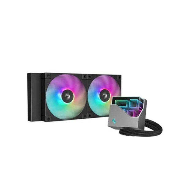 DeepCool LT240 A-RGB High-performance Liquid CPU Cooler 240mm, 2x FD12 ARGB Fans, Hydro Bearing Intel LGA1700/1200/1151/1150/1155 AMDAM5/AM4