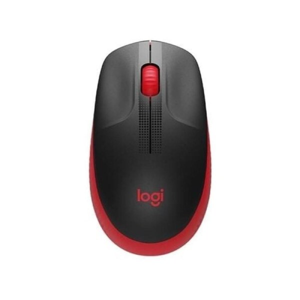 Logitech M190 Full-Size Wireless Mouse - RED