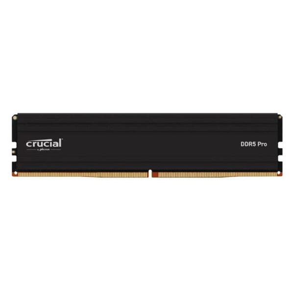 Crucial Pro 16GB (1x16GB) DDR5 UDIMM 6400MHz CL38 Black Heat Spreader Support Intel XMP AMD Ryzen for Desktop PC Gaming Memory