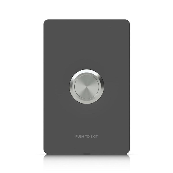 Ubiquiti Access Button, Push-to-exit Button Designed For UniFi Access Hubs, Contacting Rate 30V DC, 2A, Indoor Only, Incl 2Yr Warr