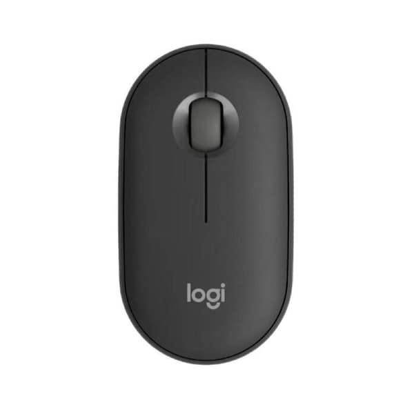 Logitech Pebble M350S Wireless Optical Mouse Graphite 1000 dpi Bluetooth Low Energy