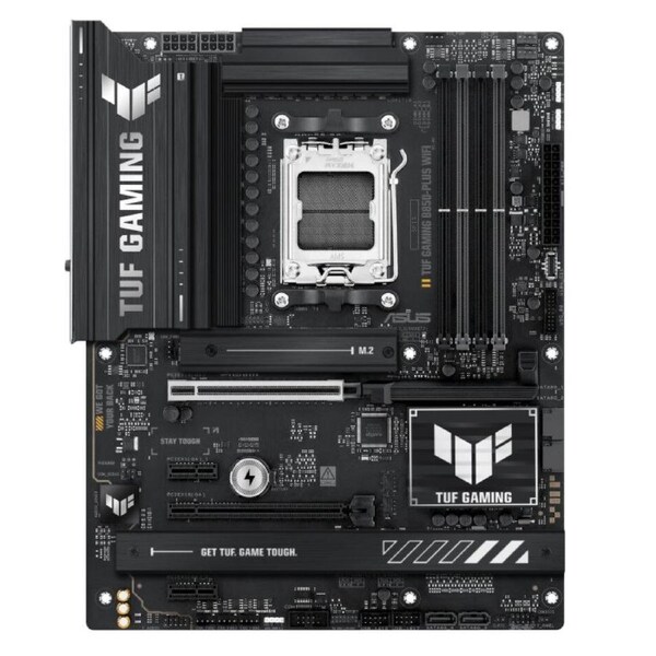 ASUS TUF GAMING B850-PLUS WIFI (AM5) ATX Motherboard 4x DDR5 192GB, 1x PCIe 5.0 x16 slot, 3 xM.2 slots, 4x SATA, Wi-Fi 7, Realtek 2.5Gb Ethernet