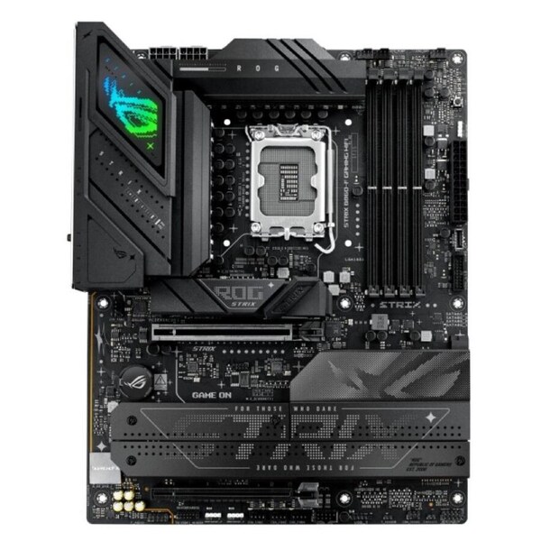 ASUS ROG STRIX B860-F GAMING WIFI LGA1851 ATX Motherboard 256GB, 4x DDR5, 1 x PCIe 5.0, 4 x M.2 slots, 4 x SATA, WiFi 7, 1 x HDMI, 1 x DP
