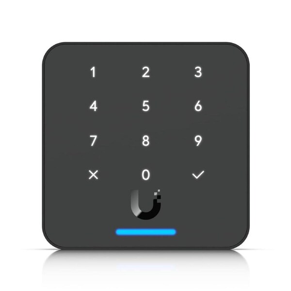 Ubiquit Reader Flex, Black,Third-generation NFC Card Reader With A Keypad & Apple Touch Pass Support, Outdoor IP55, Power via POE, 2Yr Warr