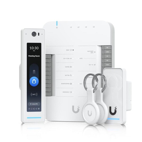 Ubiquiti G3 Starter Kit Pro, Provides Complete Entry &Exit Control For Single Door With 2 Readers &Apple Touch Pass Support, 2Yr Warr