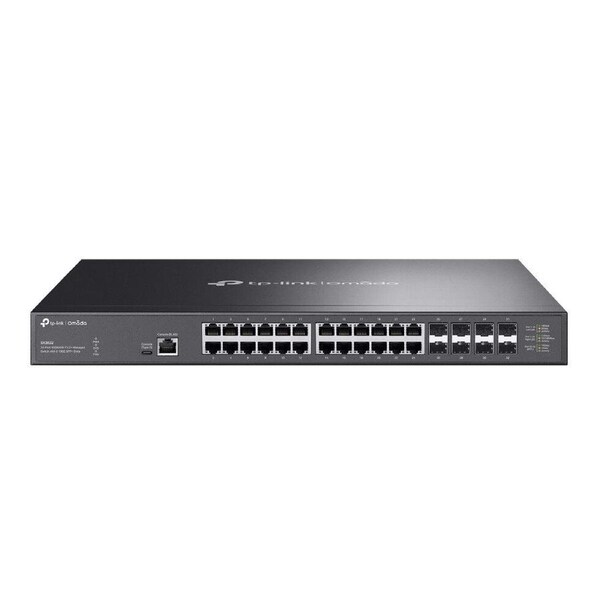 TP-Link SX3832 Omada 24-Port 10GBASE-T L2+ Managed Switch with 8 10GE SFP+ Slots (SX3832)1/2.5/5/10 Gbps RJ45 ports 8? 1/10 Gbps SFP+ slots; 640