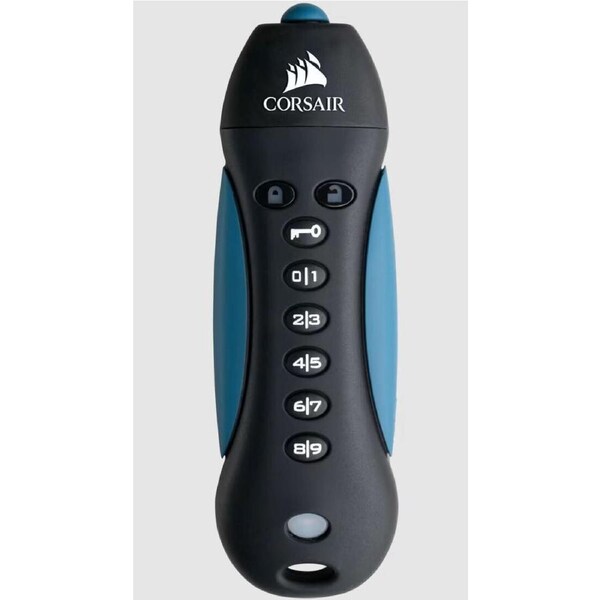 Corsair Padlock 3 128GB Secure USB 3.0 Flash Drive with Keypad - Secure 256-bit Hardware AES Encryption