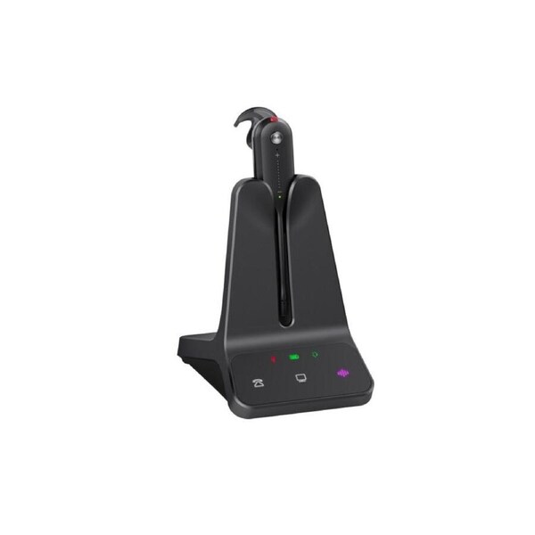 Yealink WH63 E2 Convertible DECT Wireless UC Headset 8 hours talk time185m Wireless range Dual microphone Multi-device Connectivity