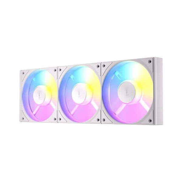 Antec Connect C120 ARGB White Performance 120mm 4-pin PWM - LED: 3-pin Vibration Absorbing and Anti-Noise Pads Easy Assemble 3pack Case Fans
