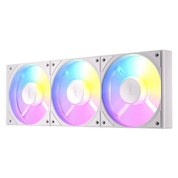 Antec C120R Reverse Fan White ARGB 3PK Performance 120mm PWM Fan FAN: 4-pin PWM - LED: 3-pin Vibration Absorbing and Anti-Noise Pads