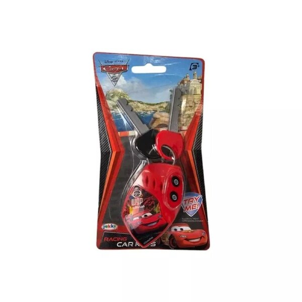 Disney Pixar Cars 2 Lightning McQueen Racing Car Keys