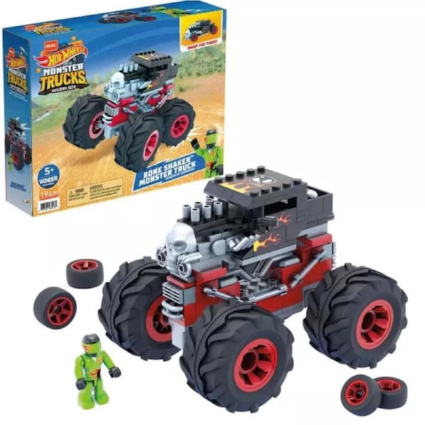 MEGA Hot Wheels Monster Truck Bone Shaker 194 PCS