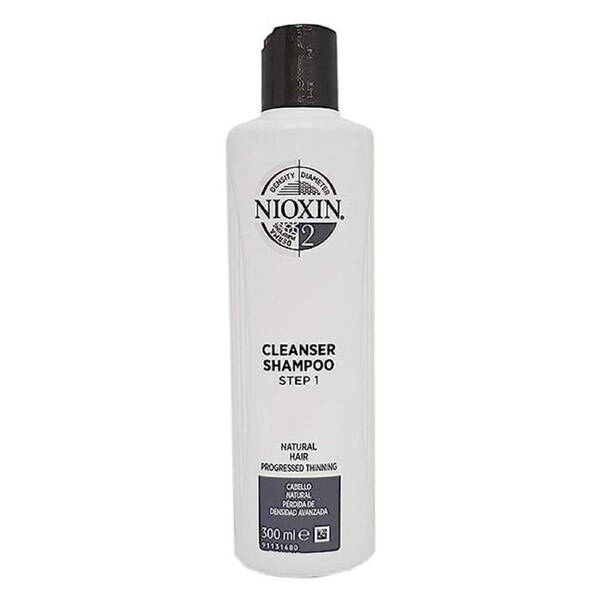 Nioxin Cleanser Shampoo System 2 Natural Hair Care Progressed Thinning 300ml