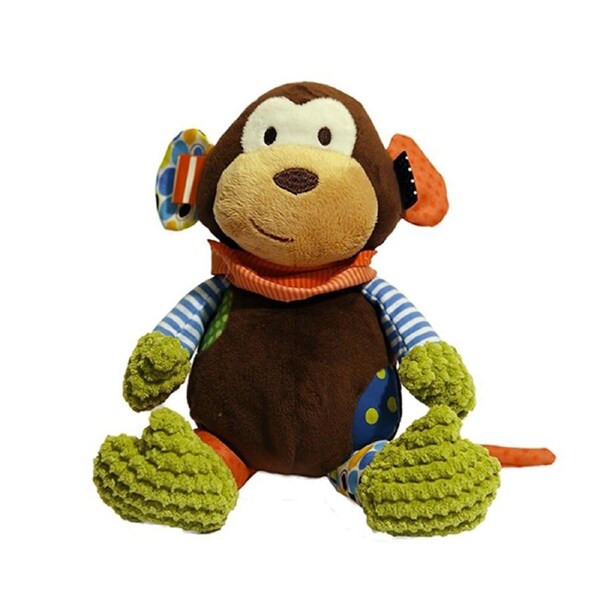 Rosewood 25cm Mitchell Monkey Plush w/ Squeaker Pet Dog Interactive Chew Toy