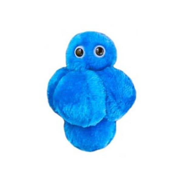 Giant Microbes Staph Bacteria Human Biology Plush Cuddle Stuffed Toy Blue