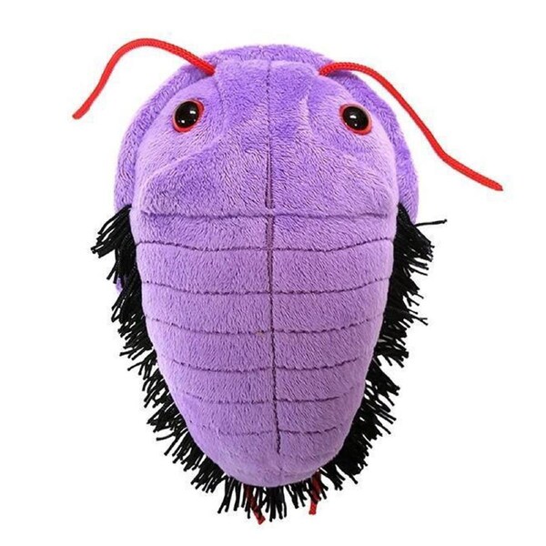 Giant Microbes Trilobite Human Biology Soft Plush Cuddle Stuffed Toy Purple