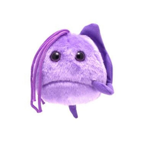 Giant Microbes Tricomoniasis Human Biology Soft Plush Cuddle Stuffed Toy Purple
