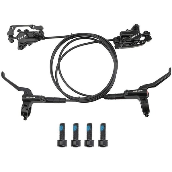 TDR M800 MTB Hydraulic Disc Brake Set Front 800mm Rear 1400mm Dual-Piston High-Strength Aluminum Alloy for 160mm 6-Pin Disc Mountain Bike