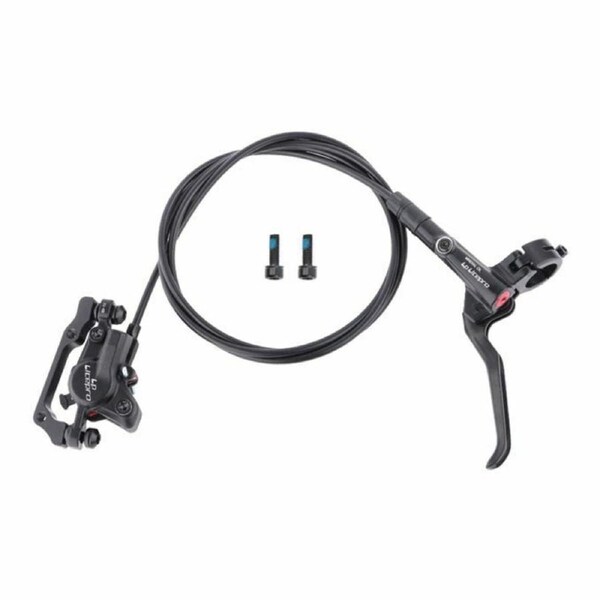 TDR Hydraulic Disc Brake Set for Mountain Bikes Front Left Lever & Rear Caliper with 1000mm Front Hose & 1600mm Rear Hose, Aluminium Alloy, Universal Fit for 160mm Disc