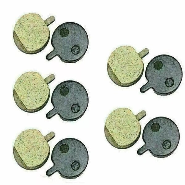 TDR 5 Pair Resin Disc Brake Pads for JAK ZOOM MTB Mountain Road Bicycle Cycling Lightweight Compact Durable Replacement Parts for Disc Brake System Black 100% Brand New Bike Accessories