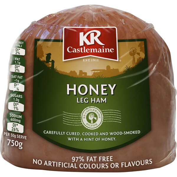 KRC Virginian Honey Ham Boneless 750g