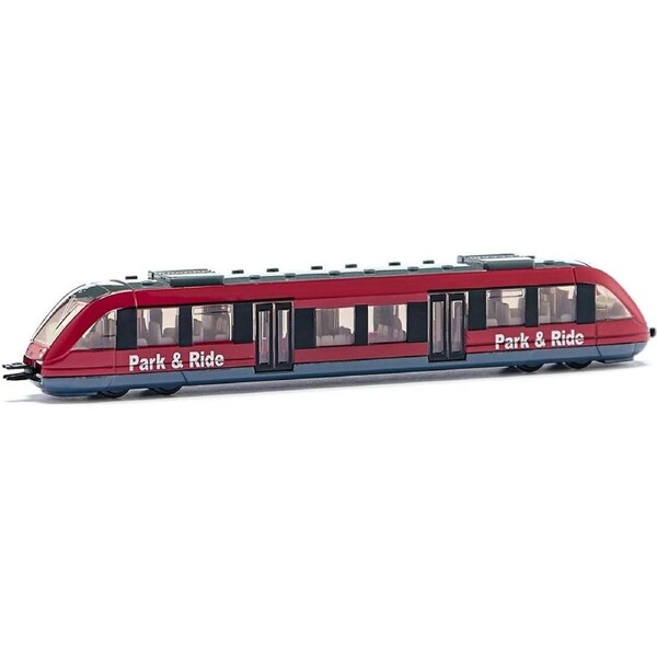 Siku 1646 Local Train/Tram Red Diecast Metal 178mm Kids/Children Play Toy 3y+