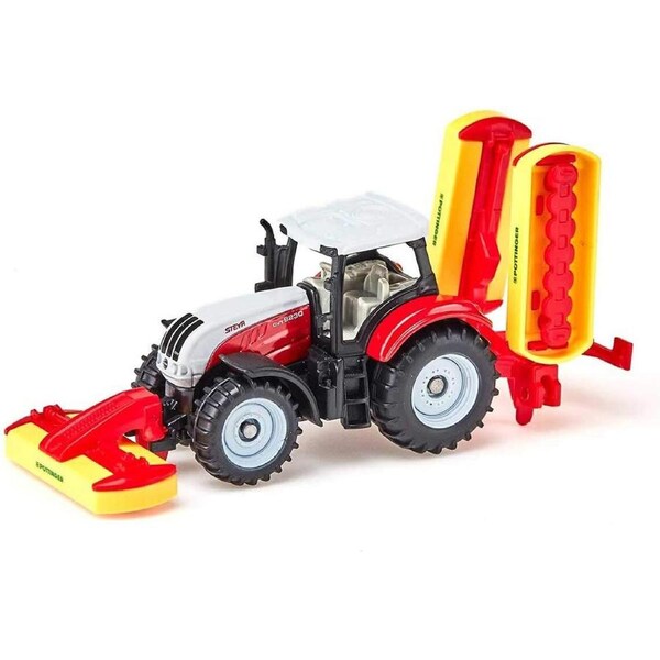 Siku 1672 Steyr w/ Pottinger Mower Combination Diecast 113mm Vehicle Toy 3y+