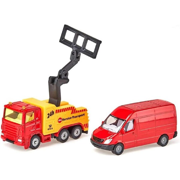 Siku 1667 Breakdown Recovery Unit Truck w/ Van Diecast 178mm Kids Play Toy 3y+