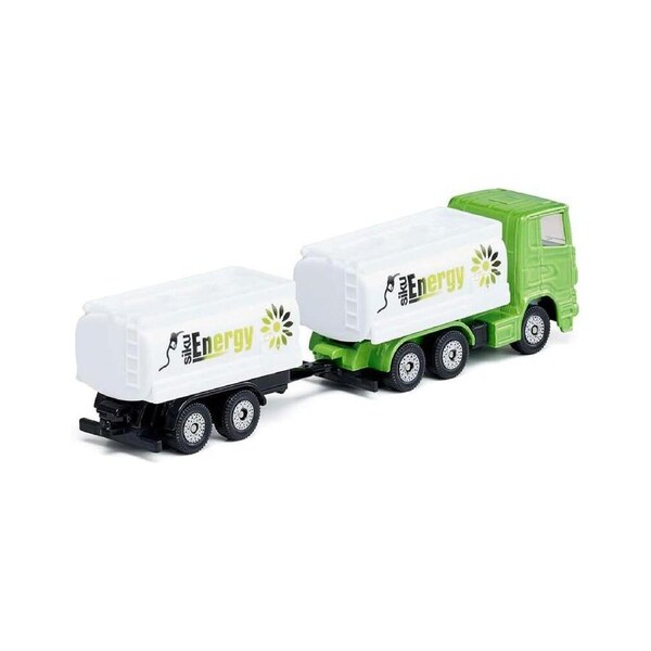 Siku 1:87 Scale Diecast Tanker Truck w/ Tank Kids 152mm Vehicle Toy Green 3y+