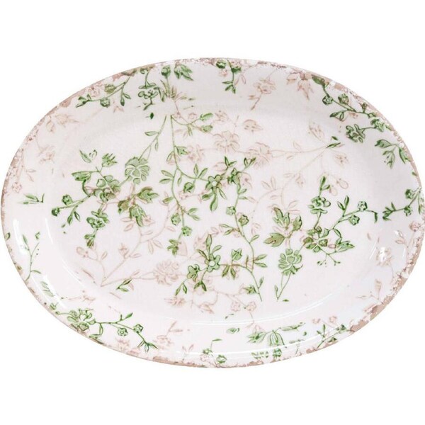 LVD Ceramic Plate Home/Kitchen Table Decor Dinnerware 23.5x23.5cm Evergreen