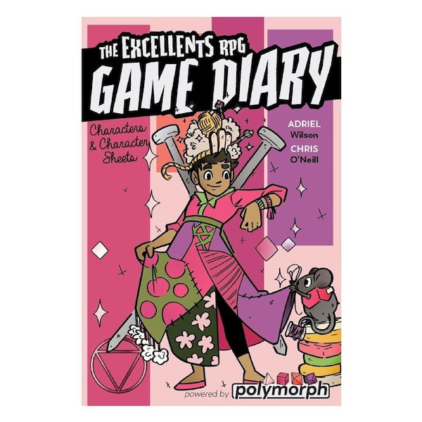 9th Level Games The Excellents RPG Princess Adventure Diary Tabletop Gaming 14y+