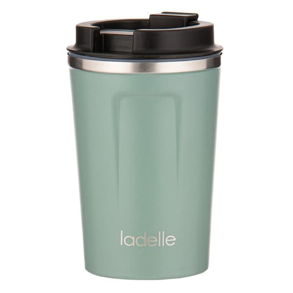 Ladelle Eco Culture Stainless Steel/PP 14cm/350ml Travel Mug/Tumbler Cup Jade