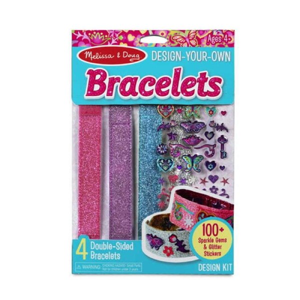 Melissa & Doug Design-Your-Own Bracelets Kids/Childrens Interactive Toy 4+