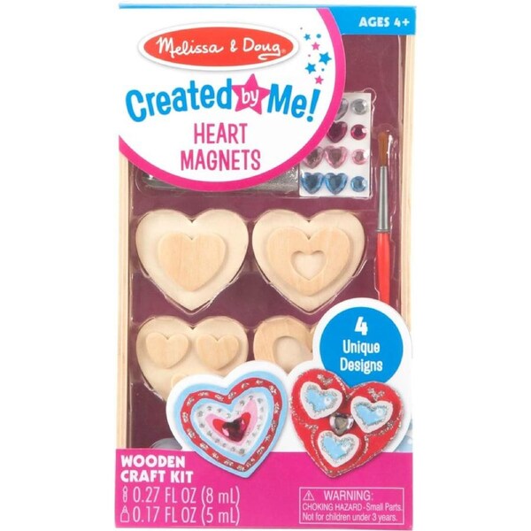 Melissa & Doug Created by Me! Heart Magnets Kids/Childrens Interactive Toy 4+