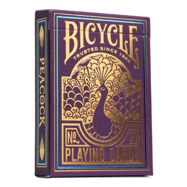 Playing Cards - Bicycle Purple Peacock
