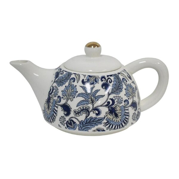 Royal Vintage 19.5cm Teapot Porcelain Decorative Brewing Container Pot w/ Handle