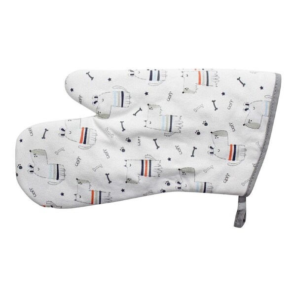 Cotton 32cm Oven Mitt Kitchen Cooking/Baking Heat Protector Potholder Glove Dogs